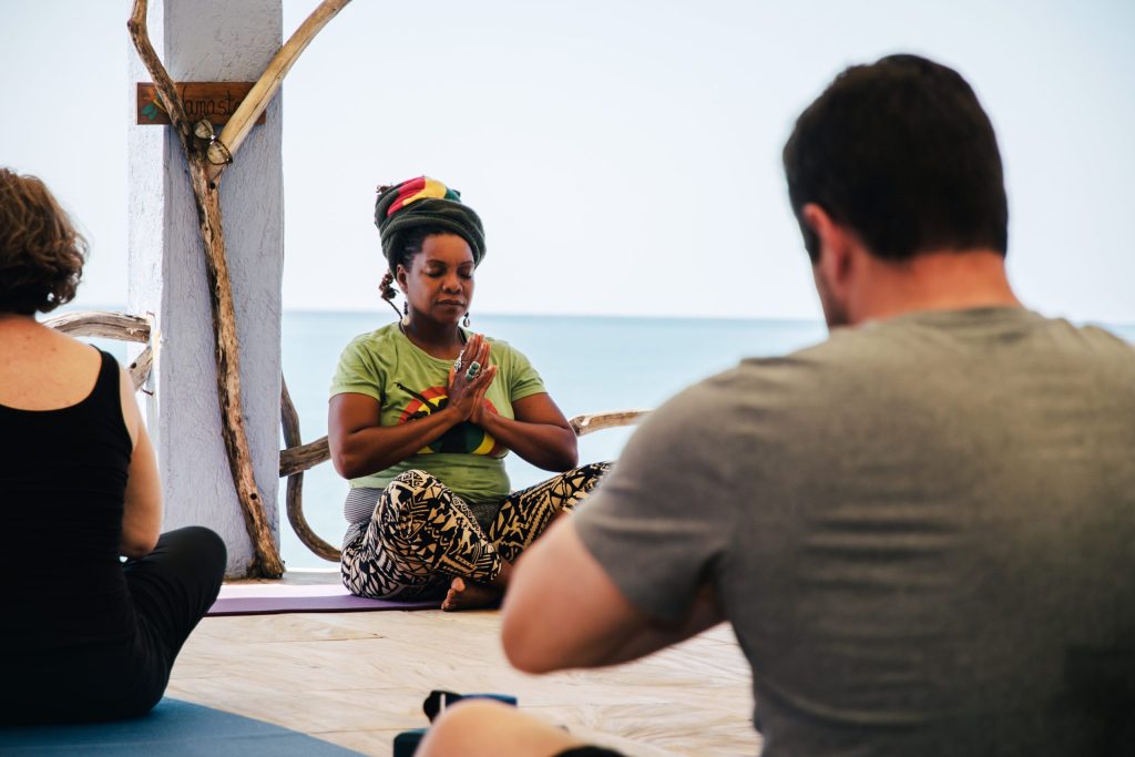 yoga at mycomeditations retreat